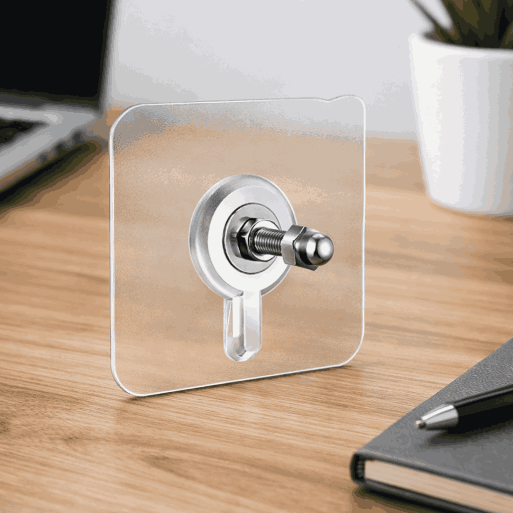 Adhesive Transparent Wall Hooks