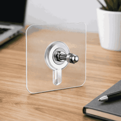 Adhesive Transparent Wall Hooks