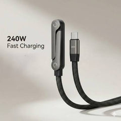 240W 2-in-1 Data Cable With Stand