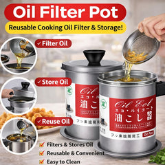 Kitchen Oil Filter Pot