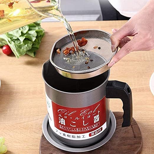Kitchen Oil Filter Pot